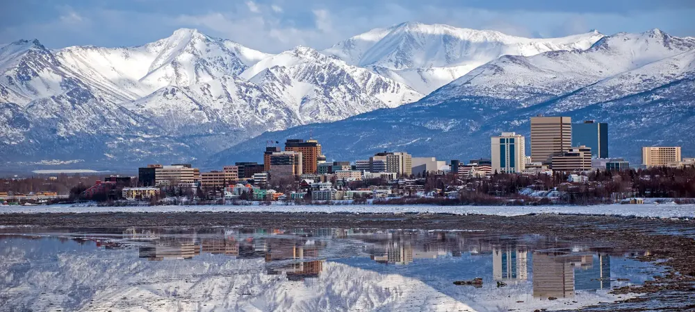 Landscape View of Anchorage